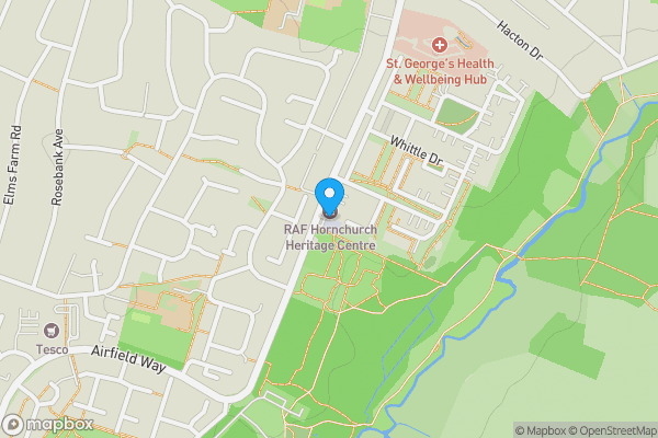 Map location for Hornchurch Ambulance Station, Suttons Lane, Hornchurch, RM12 6RU
