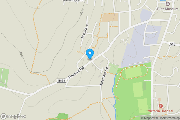 Map location for Bute House, Bute Business Park, Rothesay, Isle of Bute, PA20 0DY