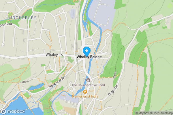 Map location for Well Pharmacy, 40 Market Street, Whaley Bridge, Derbyshire, SK23 7LP