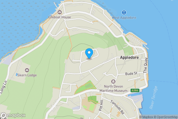 Map location for Riversmeet, Bideford, Devon, EX39 1RE