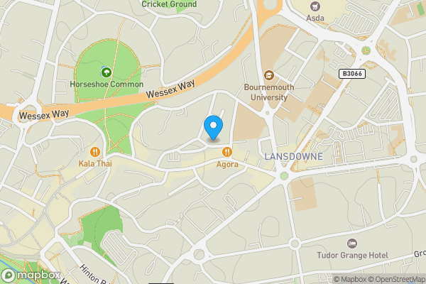 Map location for Flat 2 26, Lourne Park Road , Bournemouth, BH1 1JL