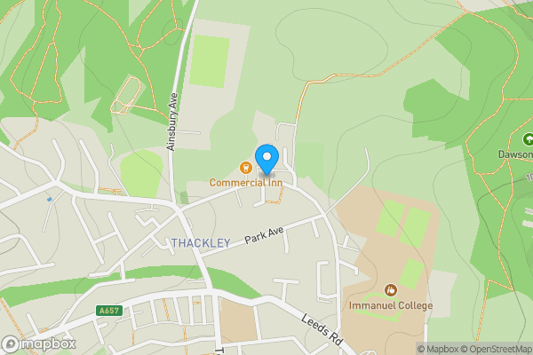 Map location for 1 North Street, Thackley, Bradford, West Yorkshire, BD10 0RP