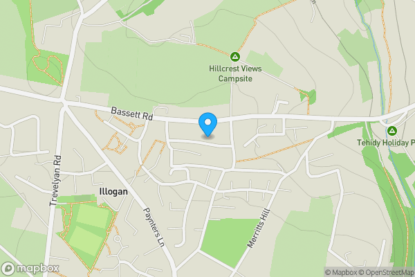 Map location for Cleeve, Voguebeloth, Illogan, Redruth, Cornwall, TR16 4ER