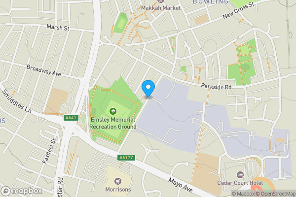 Map location for Raymond Street, BRADFORD, West Yorkshire, BD5 8DT