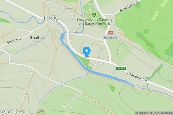 Map location for Land at, Hathersage Road, HOPE VALLEY, Derbyshire, S33 0EB