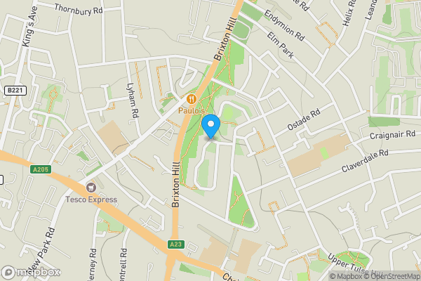 Map location for Flat 4, Witley House, Redlands Way, London, Greater London SW2 3LR