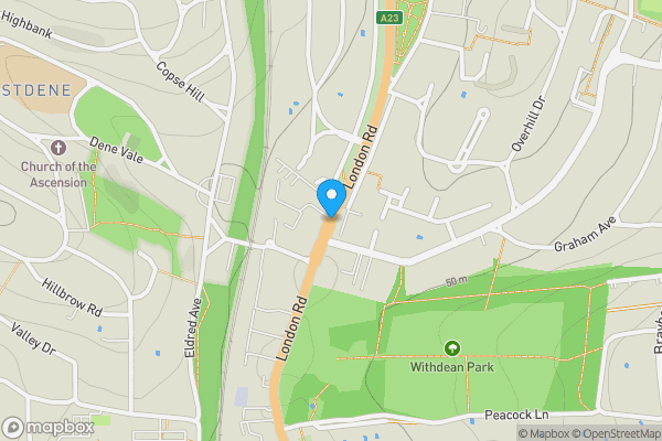Map location for London Road, BRIGHTON, East Sussex, BN1 8QS