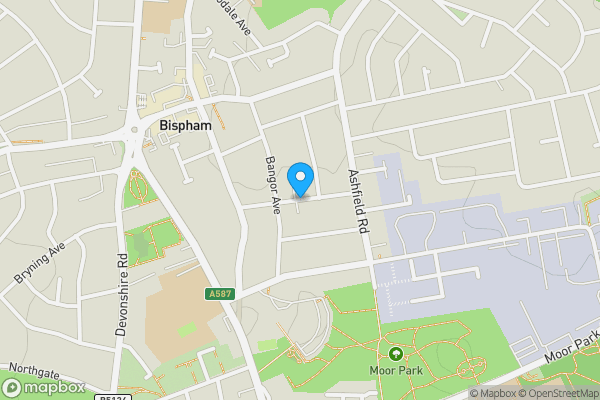 Map location for Denstone Avenue, Blackpool, Lancashire, FY2 0HZ