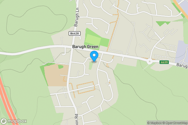 Map location for Former Barugh Green Community Centre, Barugh Green Road, Barugh Green, Barnsley, South Yorkshire S75 1JT