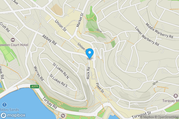 Map location for 1-6 Rock Road, Torquay, Devon TQ2 5SP