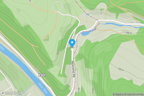 Map location for Redbrook Wood, Redbrook Road Upper Redbrook, Monmouth, NP25 4LU