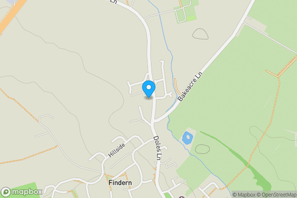 Map location for 75 Doles Lane, Findern, Derby DE65 6BA