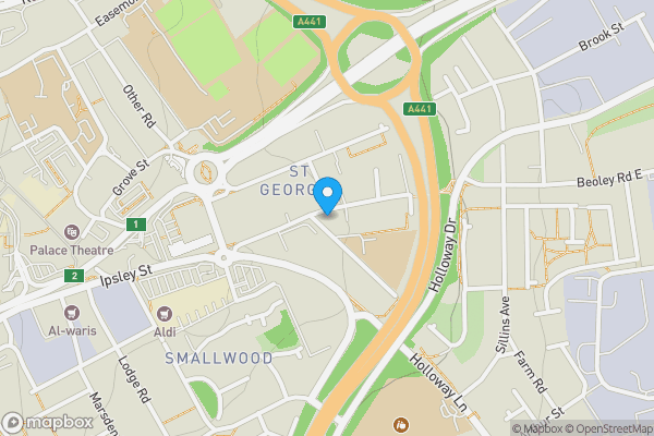 Map location for 20 and 22 Beoley Road West, Redditch B98 8LX