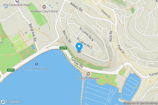 Map location for Flat 5, Bay Fort Mansions, Warren Road, Torquay TQ2 5TN