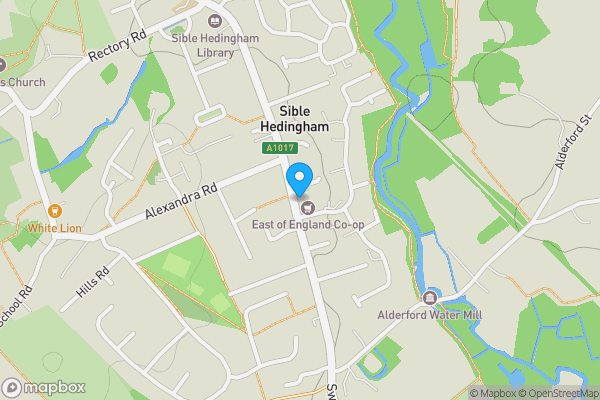 Map location for Sydney Villa, 124 Swan Street, Sible Hedingham, Halstead, Essex, CO9 3HP