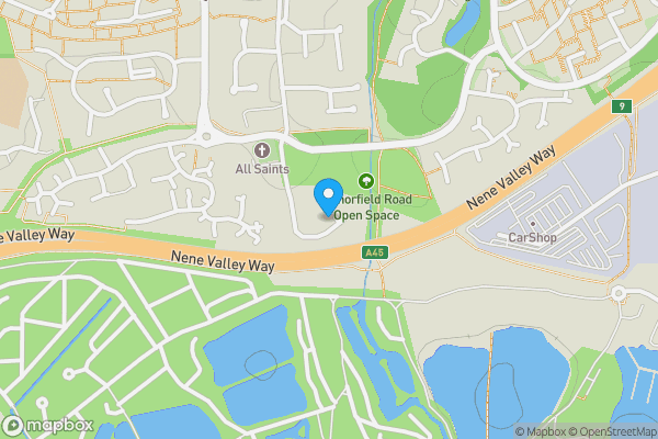 Map location for Church Lane, Little Billing, Northampton , NN3 9AF