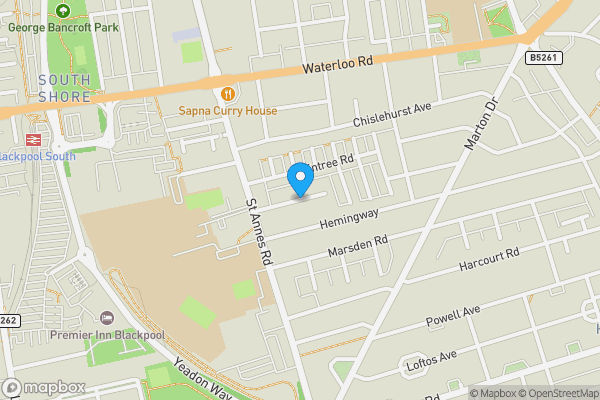 Map location for Silverwood Avenue, BLACKPOOL, FY4 3BW