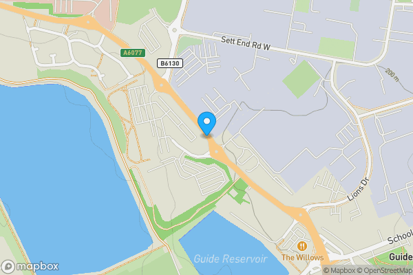 Map location for Land And Building At Fishmoor, Haslingden Road, Blackburn, Lancashire BB1 2EE