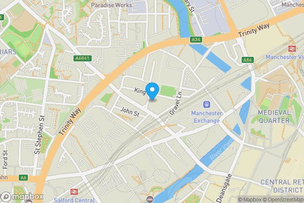 Map location for Apartment 305, Block 5 Spectrum, Blackfriars Road, Salford, M3 7BU