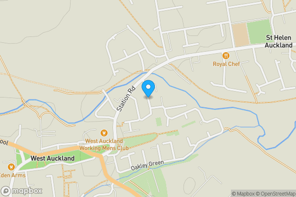 Map location for Meadow View, BISHOP AUCKLAND, County Durham, DL14 9HB