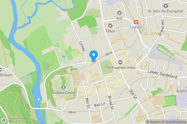 Map location for Upper Linney Ludlow, SY8