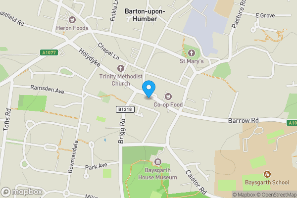 Map location for Humber, North Lincolnshire, DN18 5DA