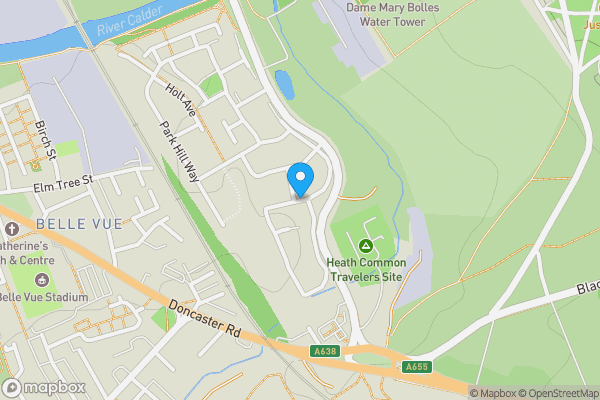 Map location for Little Wood Crescent, Wakefield, WF1 5FJ