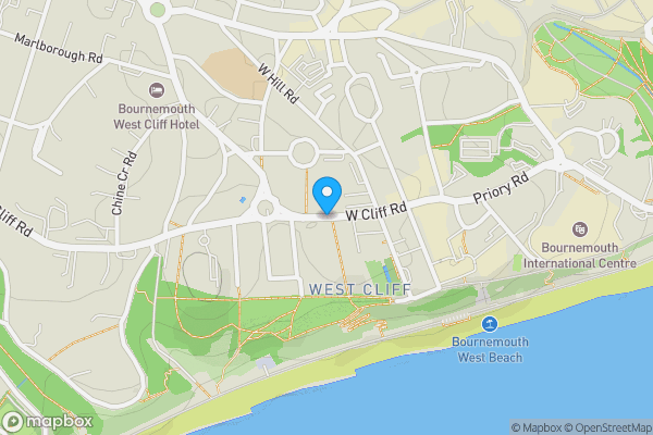 Map location for 41 Admirals Walk, West Cliff Road, , Bournemouth, Dorset, BH2 5HG