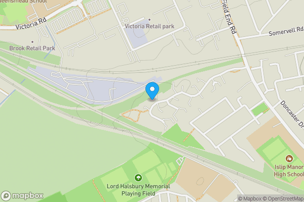 Map location for 143 Rabournmead Drive, Northolt, UB5 6YL