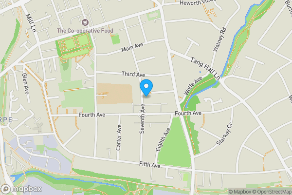 Map location for 33 Seventh Avenue, York, North Yorkshire, YO31 0TZ