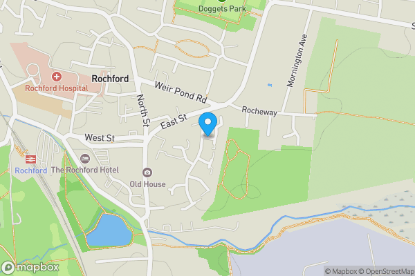 Map location for Flat 25 Lucam Lodge, The Garners, Rochford, Essex, SS4 1DS