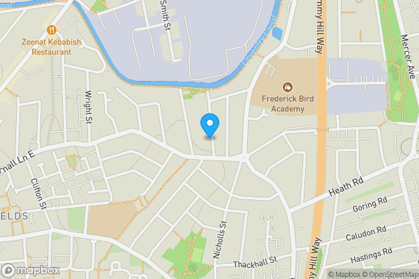 Map location for 11 Trentham Road, Coventry, West Midlands, CV1 5BE