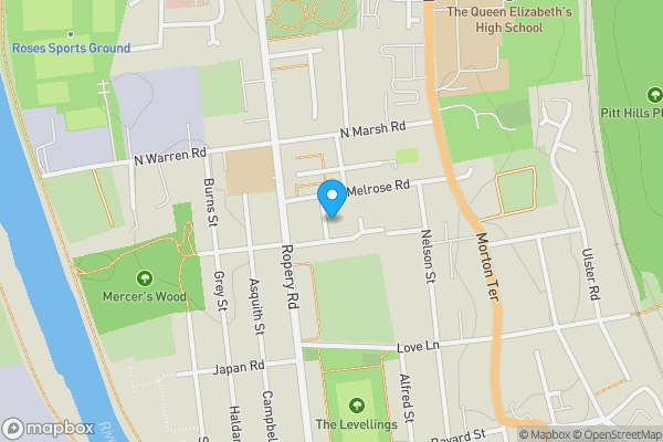 Map location for 14 Curzon Street, Gainsborough DN21 2PB