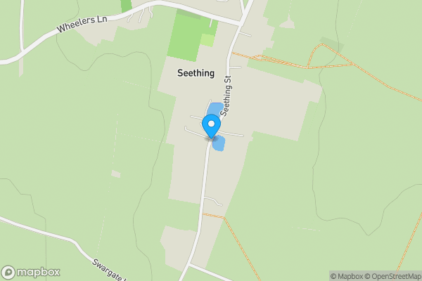 Map location for Breydon Cottage, Seething Street, Seething, Norwich, Norfolk, NR15 1AL