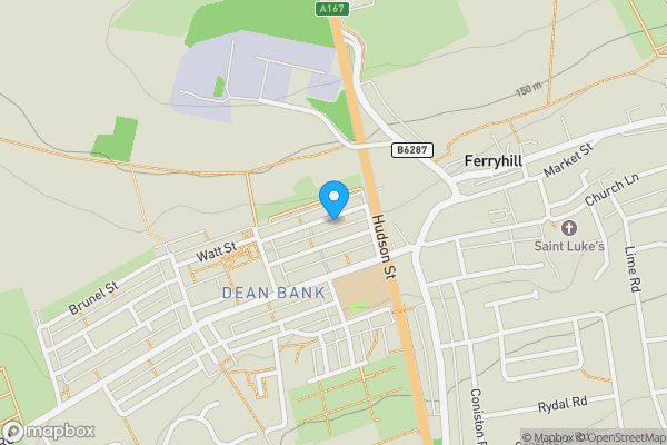 Map location for 46 Davy Street, Ferryhill, County Durham, DL17 8PN