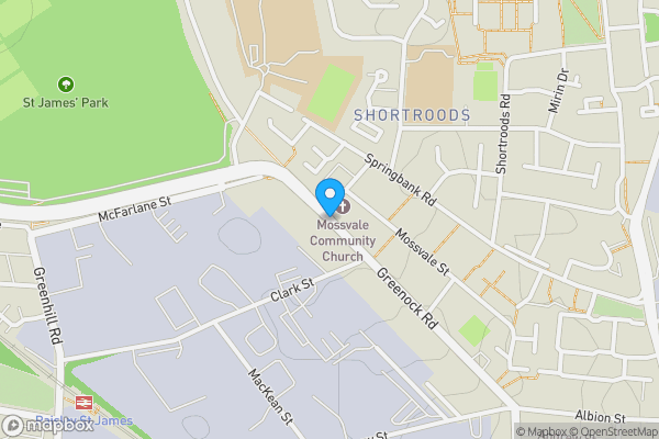 Map location for Greenock Road, Paisley, PA3 2LB