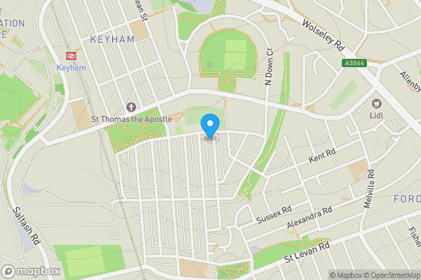 Map location for 77 Maristow Avenue, Keyham, Plymouth, PL2 1LP