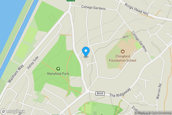 Map location for 22 Mansfield Hill, London, E4 7JU