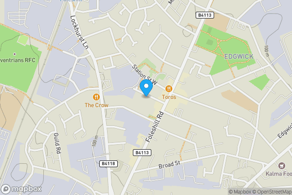 Map location for 23 Park Street, Coventry, CV6 5AT