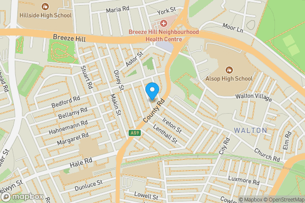 Map location for 2 Euston Street, Liverpool, Merseyside, L4 5PR L4 5PR