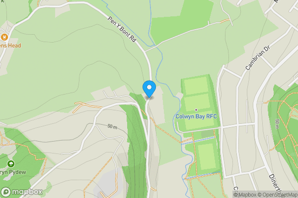 Map location for Pen Y Bont Villa, Llandudno Junction, Conwy , LL31 9JJ