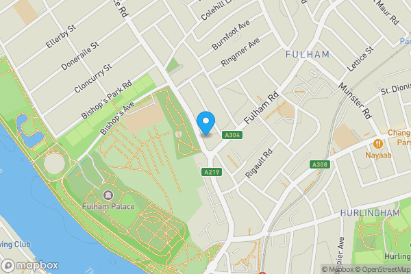 Map location for Flat A, Ground Floor, 483 Fulham Palace Road, London, Hammersmith and Fulham, SW6 6SU