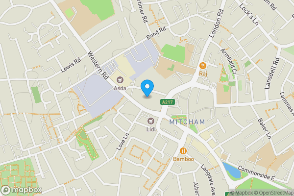 Map location for Flat 39 Gladstone House, Sadler Close, Mitcham, Surrey, CR4 3EJ
