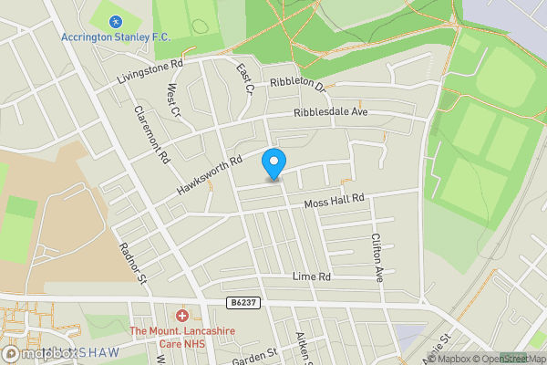 Map location for Mather Avenue, ACCRINGTON, Lancashire, BB5 5AU