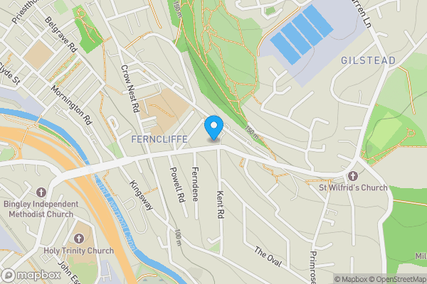 Map location for 59, Ferncliffe Road, Bingley, Bradford, BD16 4PN