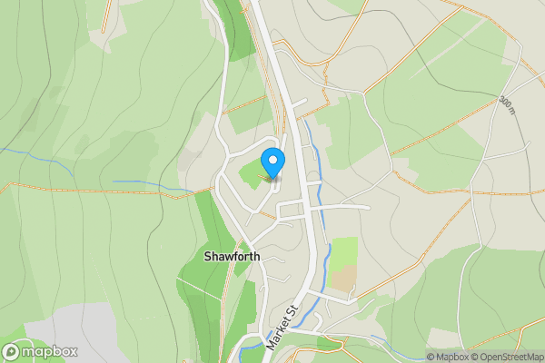 Map location for Knowsley Crescent, Shawforth, Rochdale, Greater Manchester, OL12