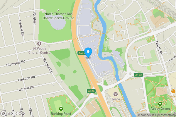 Map location for Ajax Works, Hertford Road, Barking, London IG11 8DY