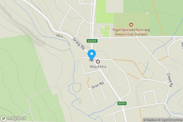 Map location for 7 Heol Cae Gurwen, Gwaun Cae Gurwen, Neath Port Talbot, SA18 1HB