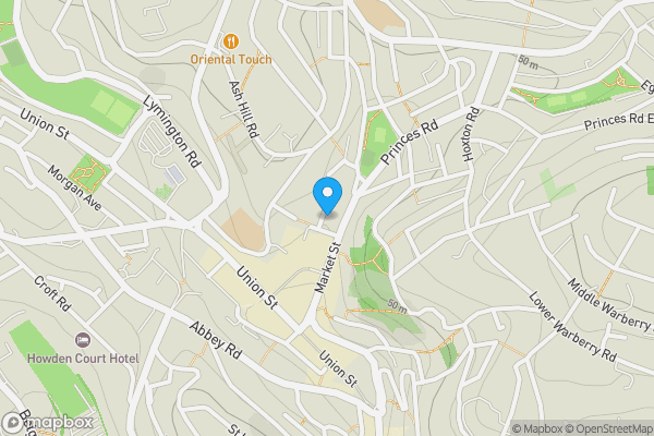 Map location for 17, Castle Lane, TORQUAY, Devon, TQ1 3AN