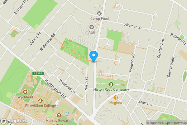 Map location for Dominos, 113 Histon Road, Cambridge, Cambridgeshire, CB4 3JD
